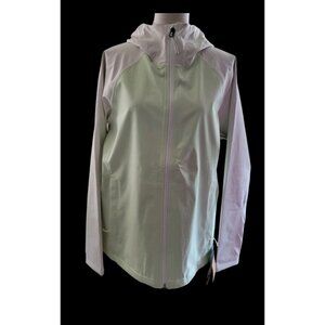 New North Face Women's Valle Vista Jacket Lime Cream/Garden White Size XL